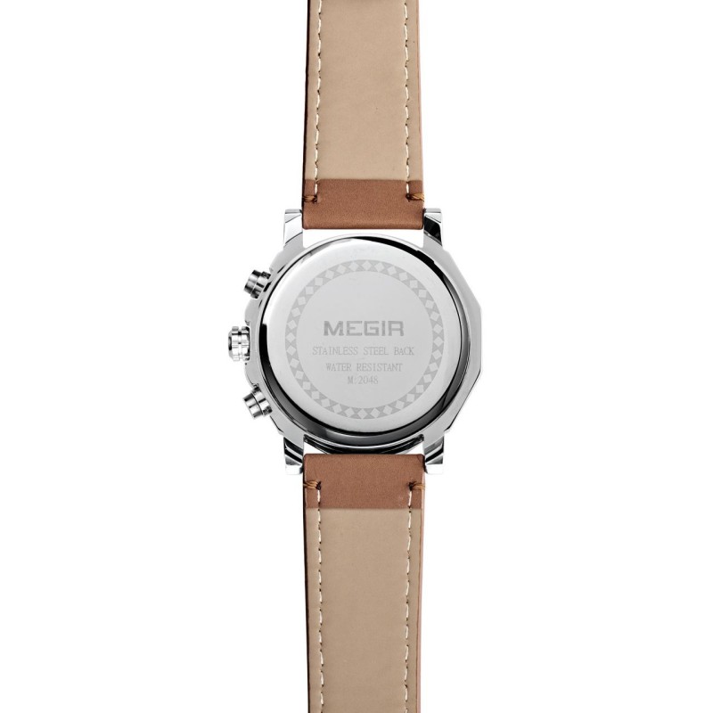 Годинник Megir Silver Brown MG2048 (ML2048GBN-1N7)