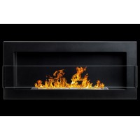 Біокамін GMT 900х400х120 BLACK MAT + СКЛО Біокамін GMT 900х400х120 BLACK MAT + СКЛО