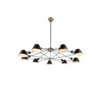 Люстра Laguna Lighting 426 120x100 см Чорно-латунний (42663-09)