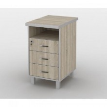 Тумба офісна Тиса Мебель ТМ-115 2 Сонома 76x60x40 см
