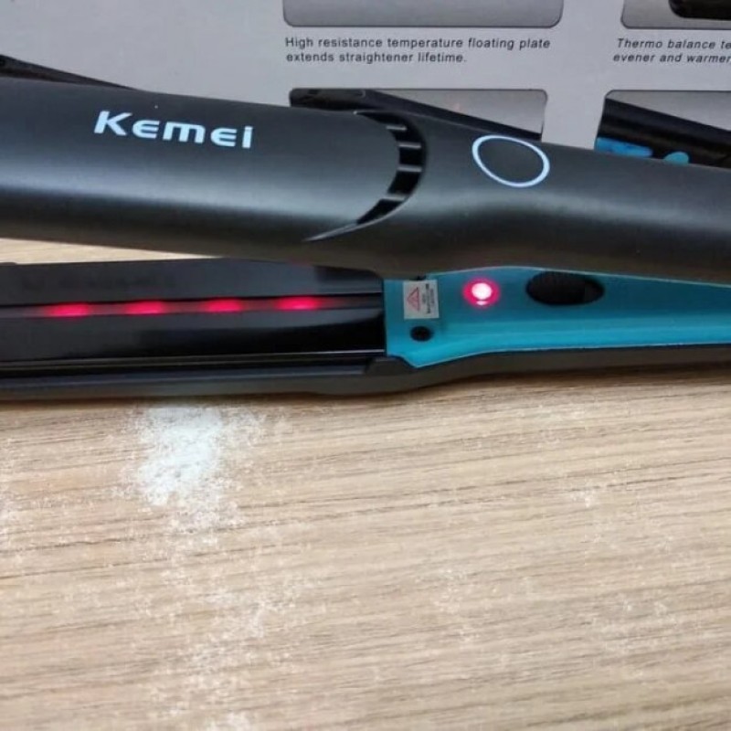 Плойка Випрямляч Для Волосся Kemei Кm-2168