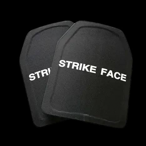 Бронеплити для плитоноски No Brand Strike face 6 клас NIJ IV 2.8 кг 2 шт Чорний (1631050184) Бронеплити для плитоноски No Brand Strike face 6 клас NIJ IV 2.8 кг 2 шт Чорний (1631050184)