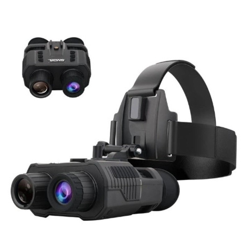 Бінокль нічного бачення FMA GVDA918 до 400м у темряві з кріпленням на голову + картка пам'яті на 64Гб