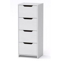 Високий комод Компанит С 48х42х123 см Альба білий Високий комод Компанит С 48х42х123 см Альба білий
