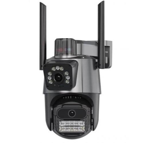 Камера відеоспостереження No Brand P11-QQ6 8MP WiFi Чорний (2390000022) Камера відеоспостереження No Brand P11-QQ6 8MP WiFi Чорний (2390000022)