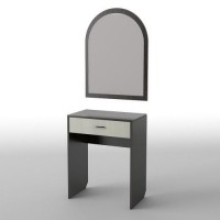 Туалетний столик Тиса Мебель БС-26 Венге Дуб молочний 75x40x70 см