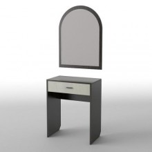 Туалетний столик Тиса Мебель БС-26 Венге Дуб молочний 75x40x70 см