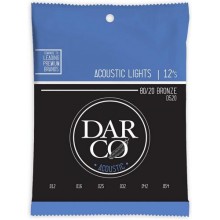 Струни для акустичної гітари 6 шт Martin D520 Darco 80/20 Bronze Light Acoustic Guitar Strings 12/54