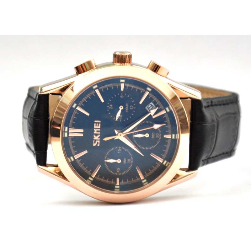 Чоловічий годинник Skmei Prestige 9127 Black