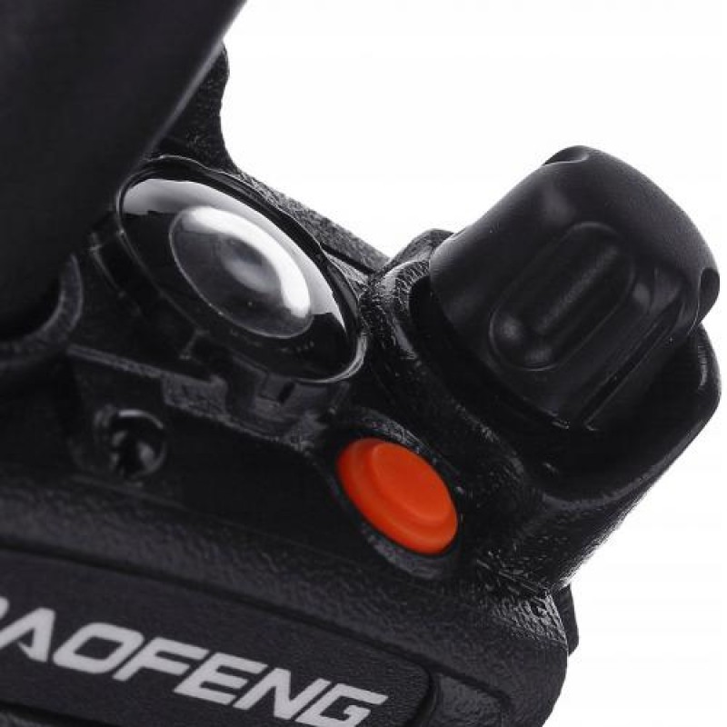 Рація Baofeng UV-9R Plus 5W з гарнітурою Black (3_00579)