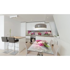 Наклейка вінілова на стіл Zatarga «Венеція Орхідеї» 650х1200 мм Z180772/1st