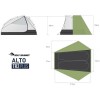 Намет Sea to Summit Alto TR2 Plus 215 х 134/97х105 см Зелений (1033-STS ATS2039-02170406)