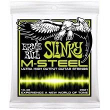 Струни для електрогітари 6 шт Ernie Ball 2921 M-Steel Regular Slinky Electric Guitar Strings 10/46