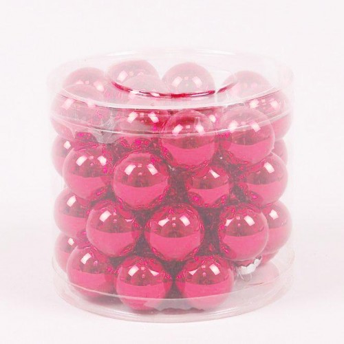 Кульки скляні Flora D 3 см 45 шт Червоний (44552) в інтернет супермаркеті PbayMarket!