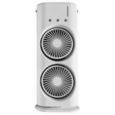 Вентилятор настільний OPT-TOP Double-ended Spray Fan подвійний з охолодженням LED підсвічування Пульт ДУ Білий (2104618502)