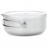 Казанок Robens Ori Titanium Pot with Plate Lid 0,8 л Сірий (1046-690339)