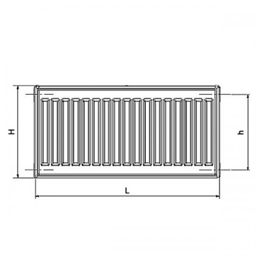 Радіатор опалення KORADO 22K сталевий 500x900 в інтернет супермаркеті PbayMarket!