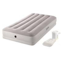 Надувне ліжко Intex 64177-2, 99 х 191 х 30 см,  електронасос, подушка. Односпальне