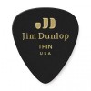 Медіатори Dunlop 483P03TH Genuine Celluloid Black Thin Player's Pack (12 шт.)