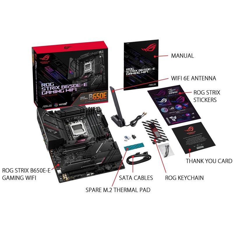 Материнська плата Asus ROG Strix B650E-E Gaming WIFI Socket AM5