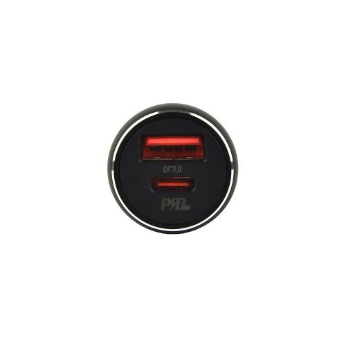 Автомобільний зарядний пристрій Hoco NZ5 Smooth road PD30W + QC3.0 5А car charger set Type C to Type C Чорний Автомобільний зарядний пристрій Hoco NZ5 Smooth road PD30W + QC3.0 5А car charger set Type C to Type C Чорний