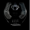 Кріплення рейкове GoPro NVG Mich2000 19.5x6.5 см Чорний (2457113357)