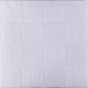 Самоклеюча 3D панель біле плетіння 3D Loft 700x700x5мм (3101-5)