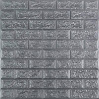 Панель стінова у рулоні 3D Sticker Wall 700х19600х2 мм Сріблястий (D) SW-00002278