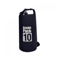 Водонепроникна сумка рюкзак гермомішок з шлейкою на плече Ocean Pack 10 л Black (5535821510) Водонепроникна сумка рюкзак гермомішок з шлейкою на плече Ocean Pack 10 л Black (5535821510)