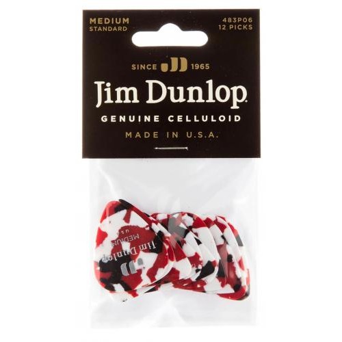 Медіатори Dunlop 483P06MD Genuine Celluloid Confetti Medium Player's Pack (12 шт.) Медіатори Dunlop 483P06MD Genuine Celluloid Confetti Medium Player's Pack (12 шт.)