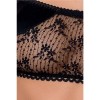 Комплект білизни і пояс для панчох Passion PETRA SET L/XL Black (PS23106)