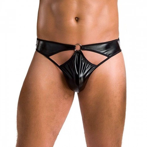 Чоловічі стринги Passion 033 Thong Paul XXL/XXXL Black, під латекс в інтернет супермаркеті PbayMarket!