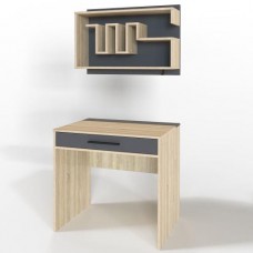 Комп'ютерний стіл Тиса Мебель Тіса Стиль-1 Сонома Графіт 750x600x800 мм