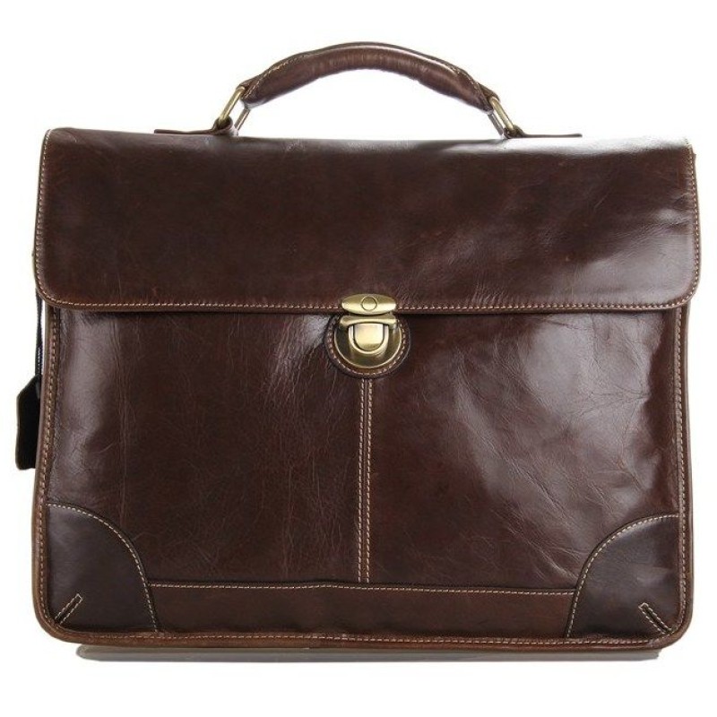 Сумка чоловіча Vintage 14085 для ноутбука Коричнева, Коричневий