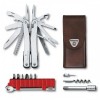 Ніж Victorinox Swiss Tool Spirit X Plus Ratchet Leather Silver (1049-Vx30236.L)