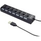 USB хаб концентратор з підсвічуванням TWS на 7 портів