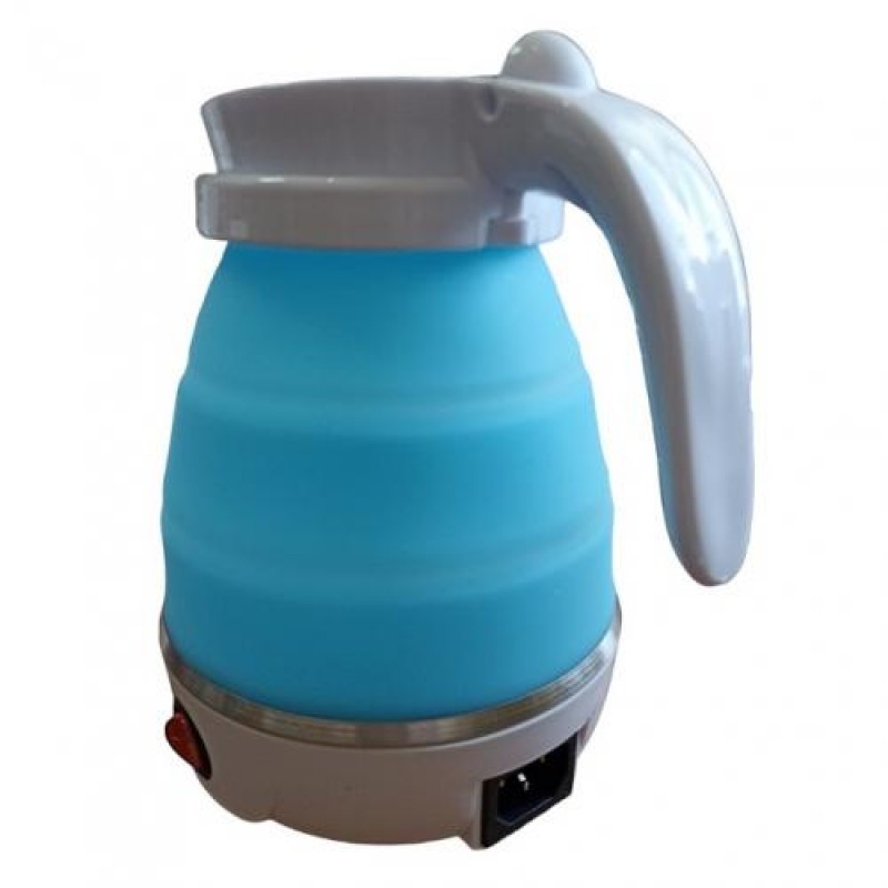 Електрочайник складний силіконовий Rainberg 220V 600W 600 мл Блакитний