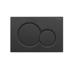 Панель змиву пластикова Koer KT-0601-05 кругла Чорний KR5176