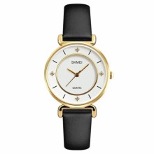 Жіночий класичний годинник Skmei 1330 Золотистий