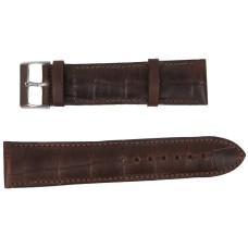 Ремінець для годинника зі шкіри Mykhail Ikhtyar 24 мм Коричневий (S548-24S brown)