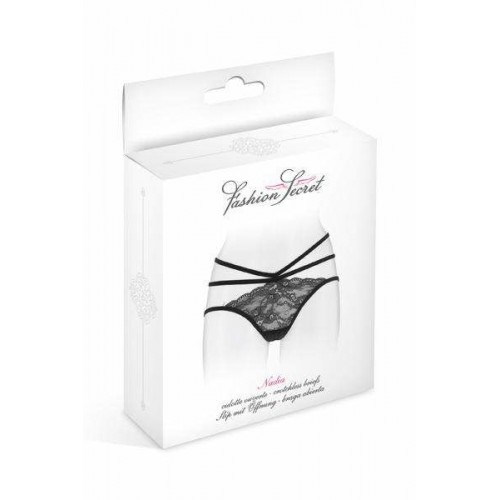 Трусики з відкритою попкою Fashion Secret Nadia Black в інтернет супермаркеті PbayMarket!