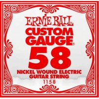 Струна Ernie Ball 1158 Nickel Wound Electric Guitar String .058 Струна Ernie Ball 1158 Nickel Wound Electric Guitar String .058