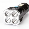 Ліхтар ручний Police X509/L-S03-4LED 3030+COB з/в USB-micro Чорний ABS пластик (X509)