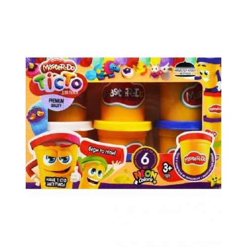 Тісто для ліплення Danko Toys Master Do Різнокольоровий (8124DT) Тісто для ліплення Danko Toys Master Do Різнокольоровий (8124DT)
