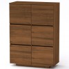 Комод МГ-5 тумба-2 Компаніт Горіх екко (85х40х118 см)