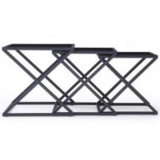 Комплект журнальних столиків у стилі Loft NS-307 510x490x490 мм Черный