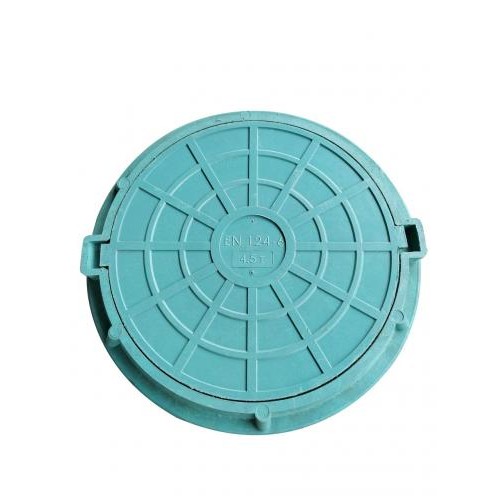 Люк полімерпіщаний  посилений 4,5т зелений