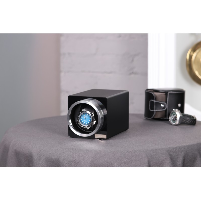 Шкатулка Salvadore для підзаводу 1 годинника MB/411/B 11х11х17,5 см Чорний