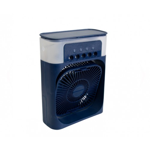 Портативний настільний міні-кондиціонер зволожувач Arctic Air Cooler 4в1 LED Синій