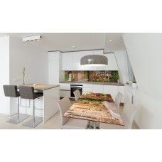 Наклейка вінілова на стіл Zatarga «Прованс Горщики з квітами» 600х1200 мм Z180305st